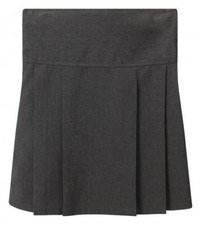 Girls Grey Drop waist Skirt