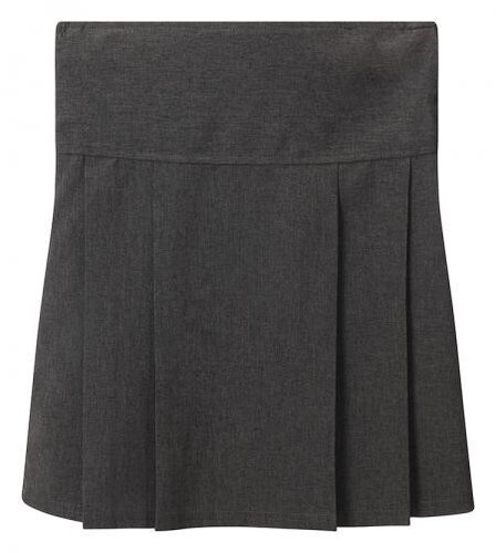 Girls grey drop waist - grey, skirt
