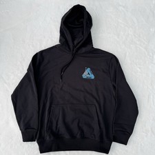 BNWT Palace Skateboards  Tri Smiler Black Hoody Size Large