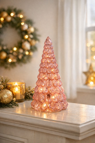 Gisela graham glass led - led, tree