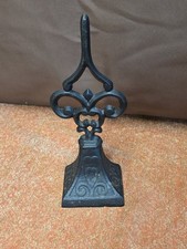 Cast iron fence - fence, post