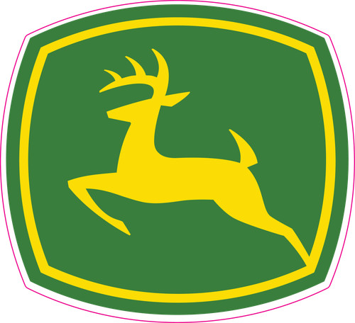 John deere logo vinyl - deere,