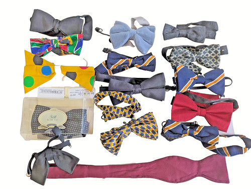 Vintage assortment bow ties - vintage,