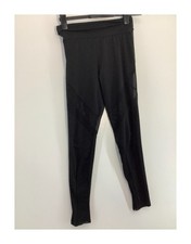 Black Leggings With Mesh Panels Size Small