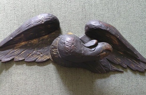 Vintage dark wooden hand - dark,