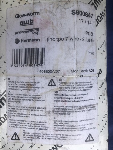 Glow worm protherm 60 80 - glow,