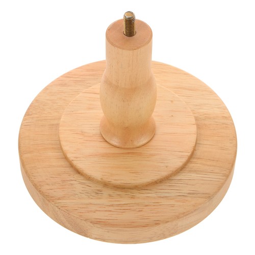 Mannequin support wooden base - wooden,