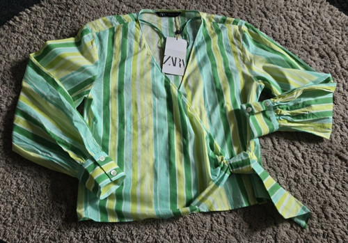 Zara women wrap blouse - zara,