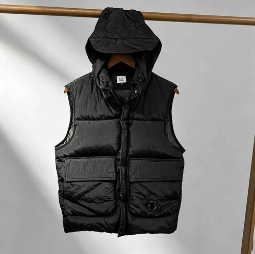 Company black mens gilet - black,