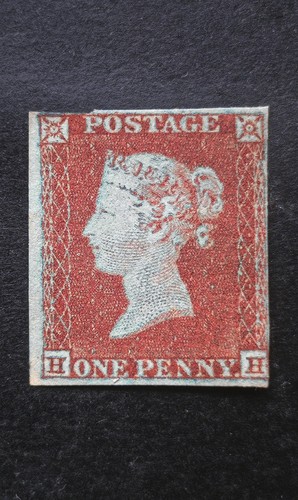 Queen victoria penny red - 1d,