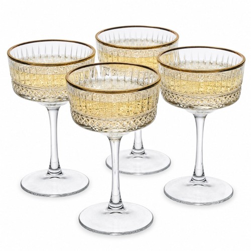 260ml gold rim - 260ml, champagne