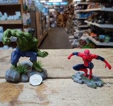 Superhero Hulk and Spider Man Fish Tank Aquarium Ornaments