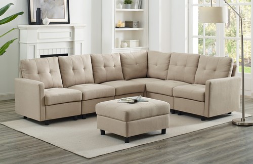 Contemporary modular sectional - contemporary,