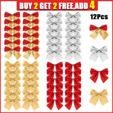 12x mini christmas bow - 12x,