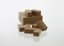 1:64 Brown/Straw Square Hay