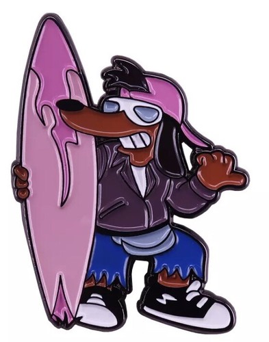 Poochie metal enamel pin badge - enamel,