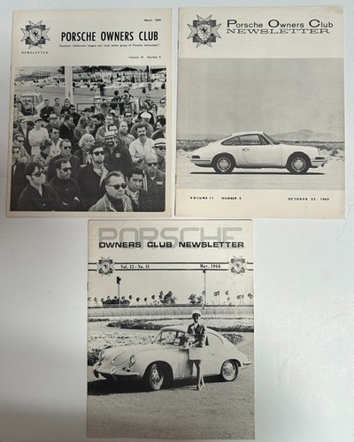 Porsche owners club - club, 60's