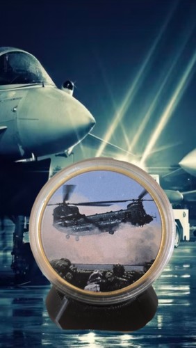 43mm raf chinook 24k plated - chinook,