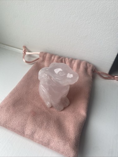 Rose quartz moon - quartz,