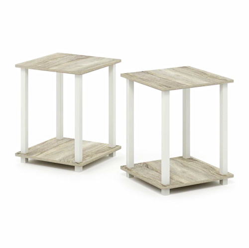 Set bedside tables white - of, 2