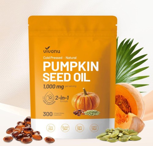 Pumpkin seed oil 1000mg - seed, with