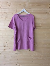 FLAX Violet Linen Boxey