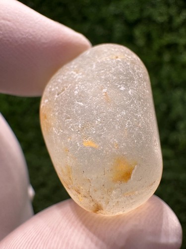 Naturally tumbled topaz not - tumbled, topaz!