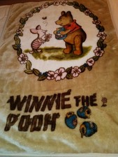 Winnie The Pooh and Piglet Thick Soft Plush Blanket 100 X 140 cm