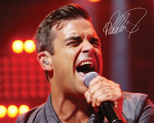 Robbie williams autograph - williams,