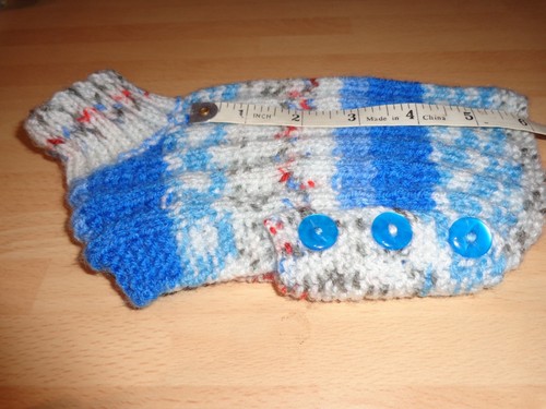 Hand knitted dog - 6", coat