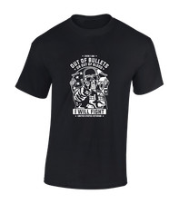 OUT OF BULLETS MENS T SHIRT