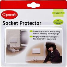 Clippasafe Double Socket Protector Electric Plug Cover Baby Child Safety Box