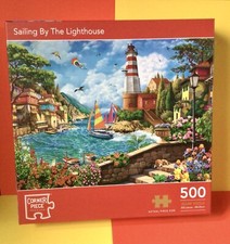 Sailing By the Lighthouse 500 Piece Jigsaw Puzzle Ideal Summer Gift Brand New🎁
