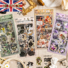 6 Sheets Vintage Style Floral