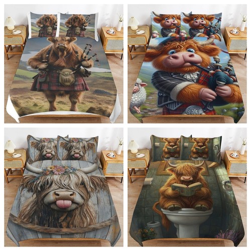 Scottish highland cow - 3d,
