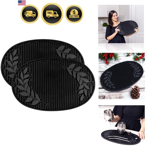 Set bar mats 18x12 inches - mats,