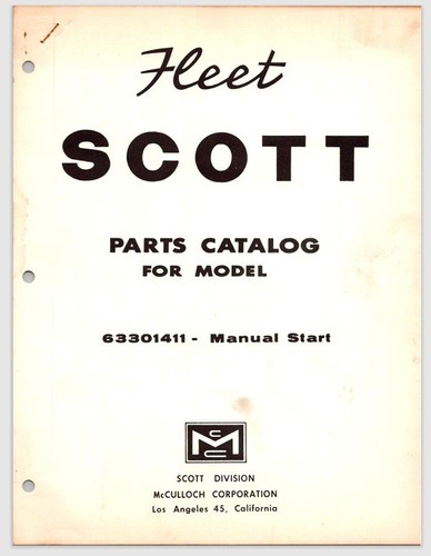 Scott mcculloch fleet outboard - scott,