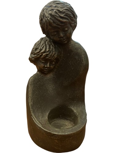 Vintage metal candle holder - vintage,