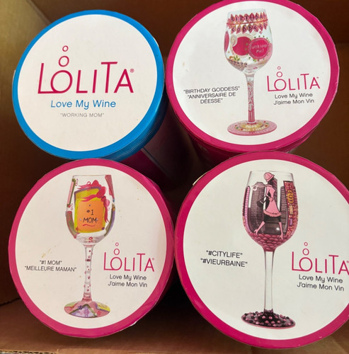 Set lolita wine stemmed - set,