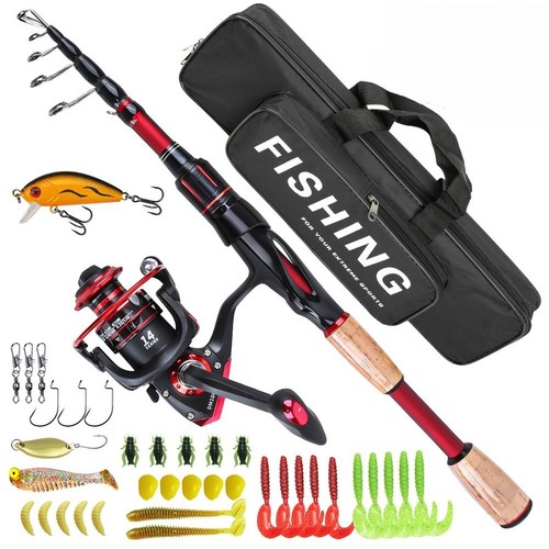 Ultralight fishing rod set - fishing,