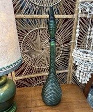 vintage green genie bottle