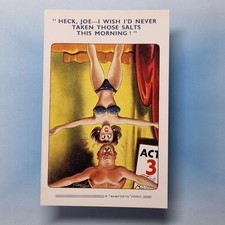 Comic Postcard C1960 Theatre