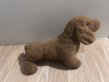 Rare Douglas Co Cuddle Brown Dachshund Sausage Dog Soft Plush Toy 5.5” x 10”