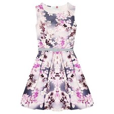 Girls Skater Dress Kids Floral
