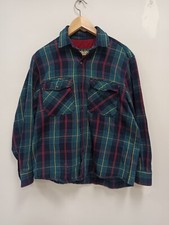 Rohan Trapper Shirt Vintage 90s  Snap On Brushed Cotton Medium Made in UK