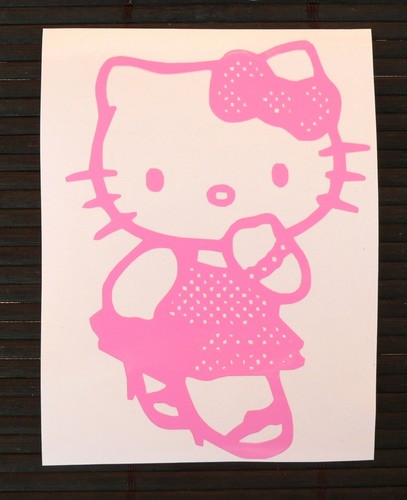 Hello kitty sticker car - sticker,