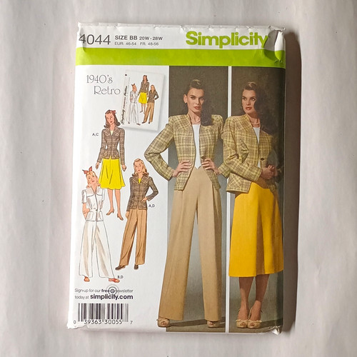 Simplicity 4044 1940 retro - simplicity,