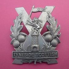 The Tyneside Scottish Battalion British Army/Military Hat/ Cap Badge