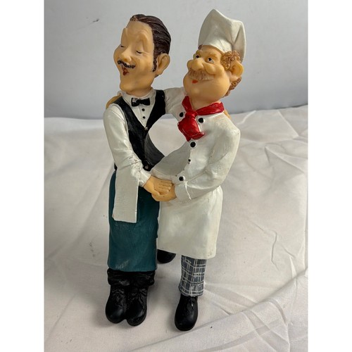 Vintage chef and - vintage, waiter