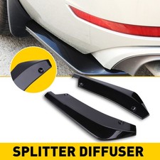 UK Car Lips Rear Bumper Side Splitter Diffuser Canard Body Spats Spoiler Upgrade